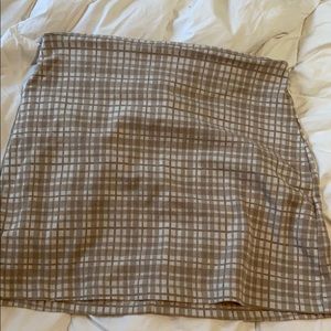 plaid skirt